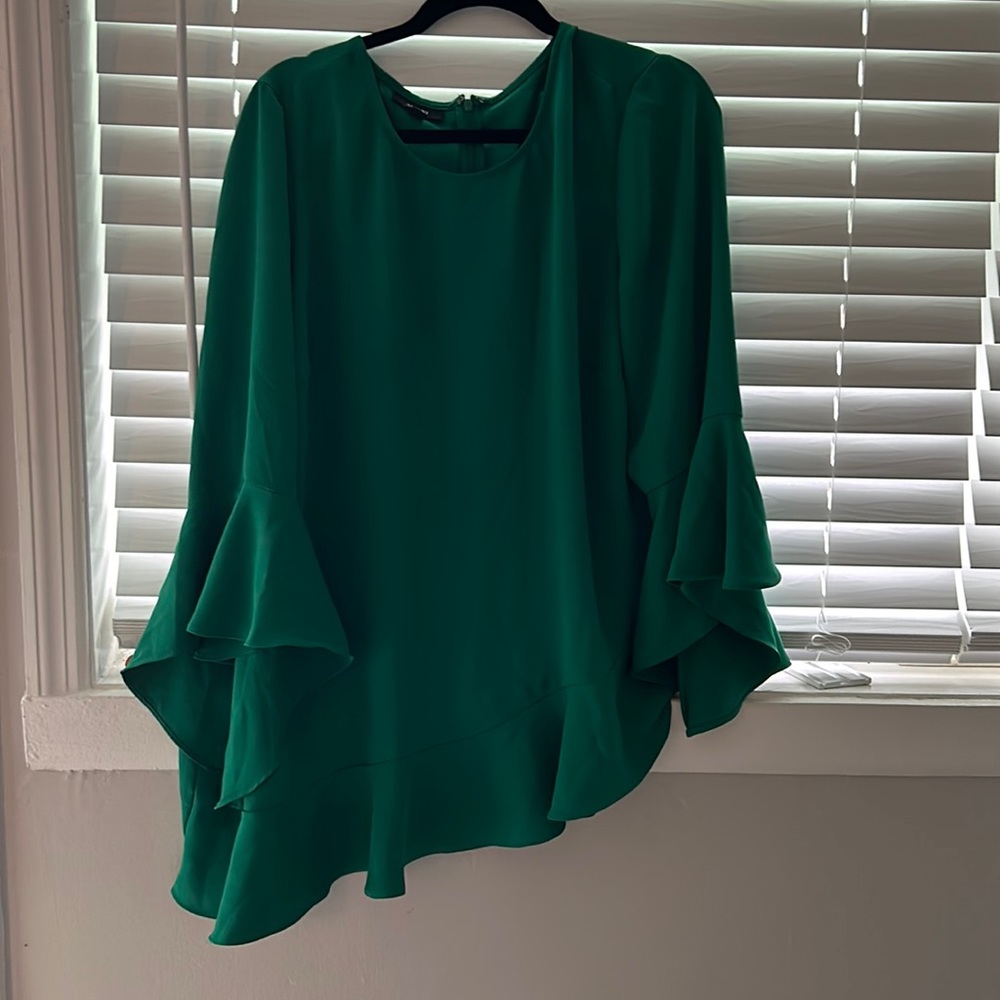 Green, Alfani, 3X blouse